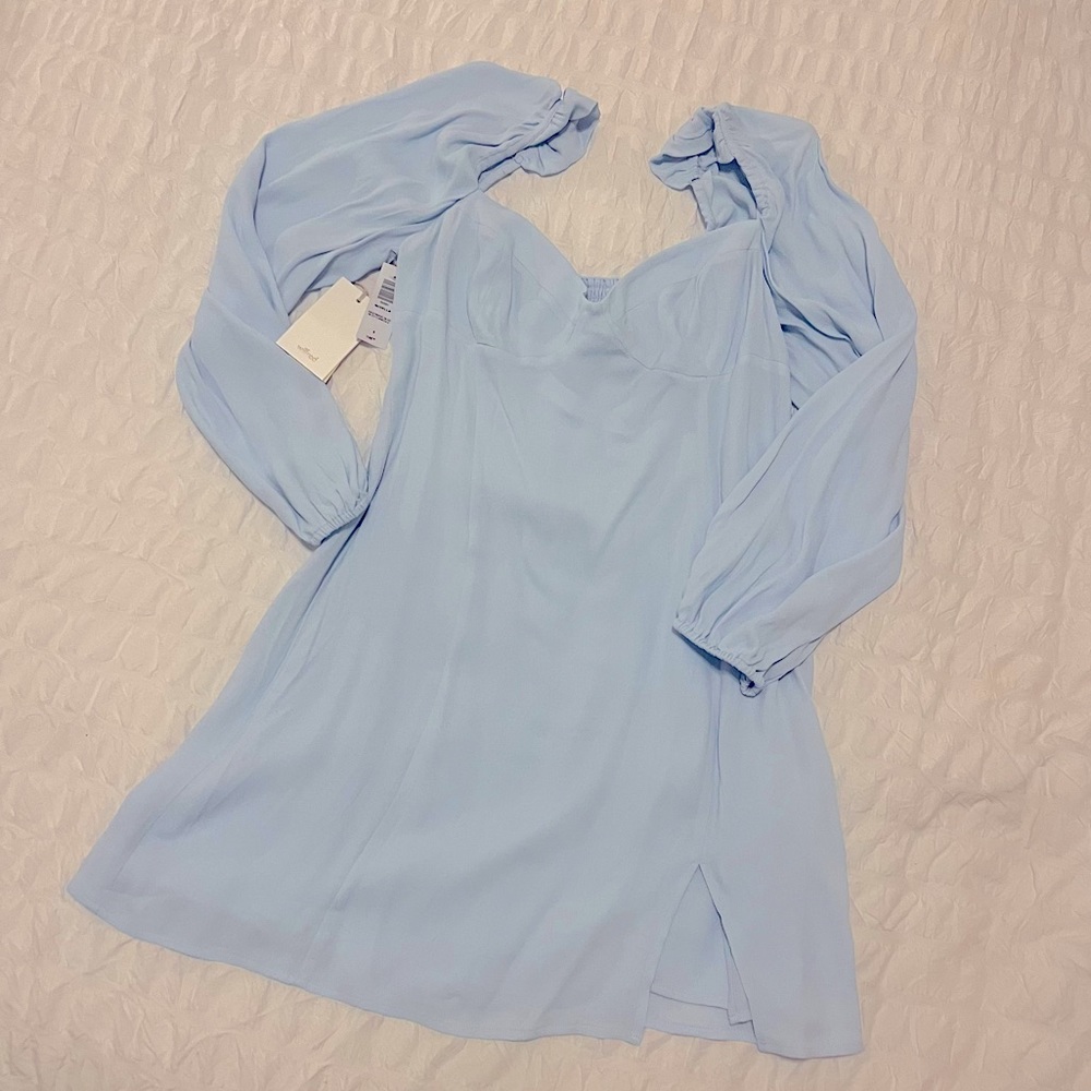 NWT Wilfred Novella Dress - Heatwave Blue size 6